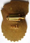 Значок ГТО 2-я ступень, образца 1961 года, томпак, реверс